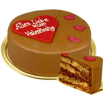 Dessert-Torte "Alles Liebe zum Valentinstag"