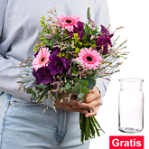 Blumenstrauß Ambiente mit Vase