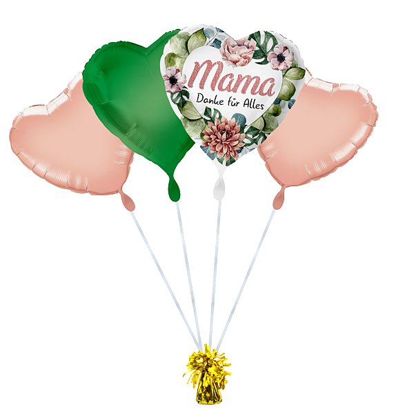 Heliumballon Geschenk „Mama, danke für Alles“